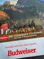 6-Piece Vintage Budweiser Clydesdale Calendars