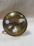 Large Brass Candlestick Holder With Slide Ejector
