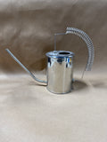 Chrome Watering Can With Spiral Handle