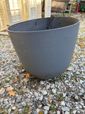 I-Large Sturdy Plastic Planter w/Saucer