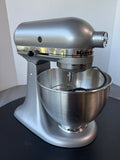 KitchenAid KSMB5PSSL Tilt Head 10-Speed Electric Mixer with Bowl & Attachments in Contour Silver