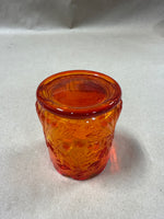 (D) Amberina Cherry Toothpick/Match Holder