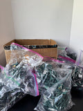 Box of White Christmas Lights with Green Cords (WORKS)