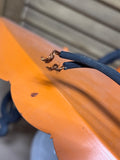 Vintage Orange & Black Pendant Lamp