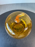 Amber Glass Pumpkin