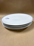Royal Copenhagen Blue Fluted Dinner Plates #735 - Set Of 4 (G)