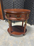 Butler Oval Accent Table with Drawer