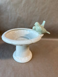 Ceramic Decorative Bird Bath READ DESCRIPTION