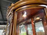 Foxcroft 2 Piece Lighted China Hutch, Cardboard Backing***HEAVY ITEM***READ DETAILS ON PICK UP POLICY***