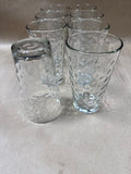Clear Glass With Dot Design Drinking Glasses - Set Of 8