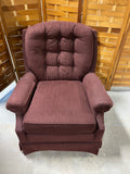 Jetton Furniture Inc. Upholstered Chair (burgundy/wine color)