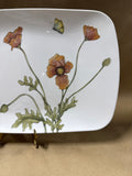 Floral And Butterfly Melamine Tray