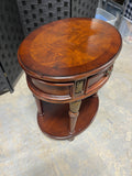 Butler Oval Accent Table with Drawer