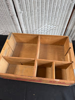 (B) 5-Slot Vintage Coca Cola Wooden Crate (2 AVAILABLE—PRICED INDIVIDUALLY AT $25 EACH)