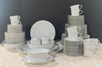 91-Piece Noritake Japan 6610 Duetto China Set