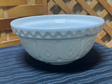 Embossed Geometric Pattern Mixing Bowl by Mason Cash