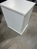 White Particle Board Two Drawer File Cabinet