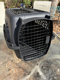 A - Black Plastic 24” Pet Carrier