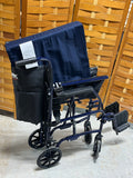 Compass Health Brands Corp Carex Transport Wheel Chair with Foot Supports