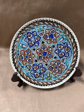 (A) Hand Painted Decorative Plate — Made In Turkey