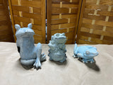 Decorative Garden Frogs, AS IS, Set of 3