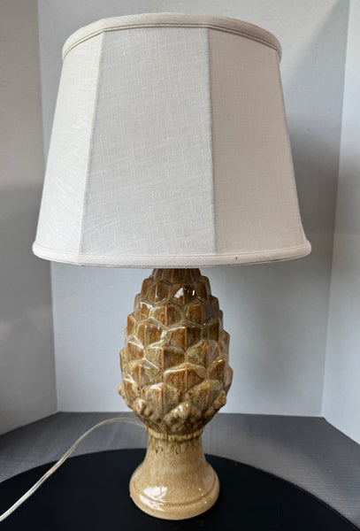 Ceramic Artichoke Table Lamp (WORKS)