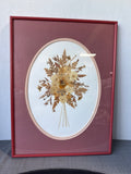 Framed Pressed Flowers Art