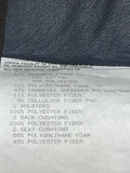 Ethan Allen Blue Leather Loveseat***HEAVY ITEM***READ DETAILS ON PICK UP POLICY***