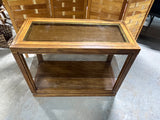 Petite Console with Cane and Glass