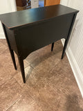 Black Petite Console Table