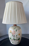 Floral Pottery Vase Lamp (WORKS)