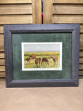 (C) Thoroughbred Line Horse Print By Ralph Basford
