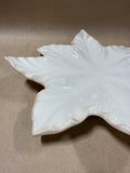 Cream Colored Leaf Dish