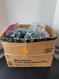 Box of White Christmas Lights with Green Cords (WORKS)