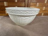 4 Piece Pottery Mixing Bowls - Crazing - See Photos