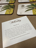 Williamsburg Tropical Coasters With Case - Set Of 6