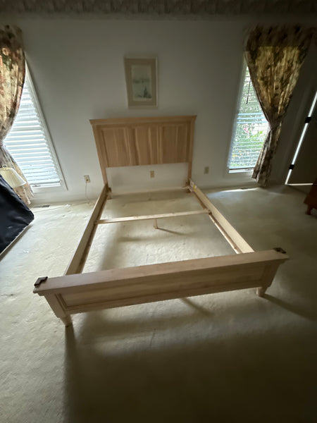 Ashley Furniture Double Bed with Rails and Support Slats