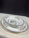 2-Piece Wedgwood England Kutani Crane Serving Set (F)