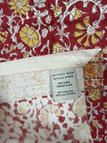 Red And Yellow Floral Pottery Barn Table Runner