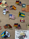 Lot of Various Flags/Rotary Pins