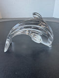 Waterford Crystal Dolphin Paperweight in Box