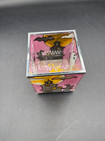 Halloween Stained Glass Design Candle Votive