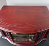 Thomas Pacconi Phonograph with AM/FM, Cassette & 3-Disc CD Player AS IS (READ DESCRIPTION CAREFULLY)