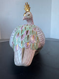 Chinese Famille Rose Vintage Porcelain Peacock