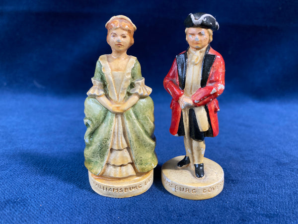 Sebastian Miniatures Williamsburg Governor & Lady Figurines