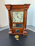 Seth Thomas Antique Eight Day Spring Cottage Clock with Key