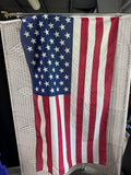 Sentinel in American Flag on Pole with Eagle
