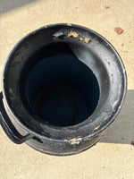 D-Vintage Black Painted Milk Jug, No Lid