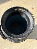 D-Vintage Black Painted Milk Jug, No Lid