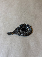 Elegant Black & Silver Pendant